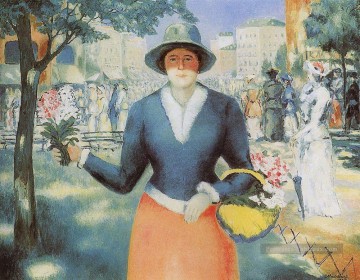 Kazimir Malevich œuvres - flowerFille 1930 Kazimir Malevich